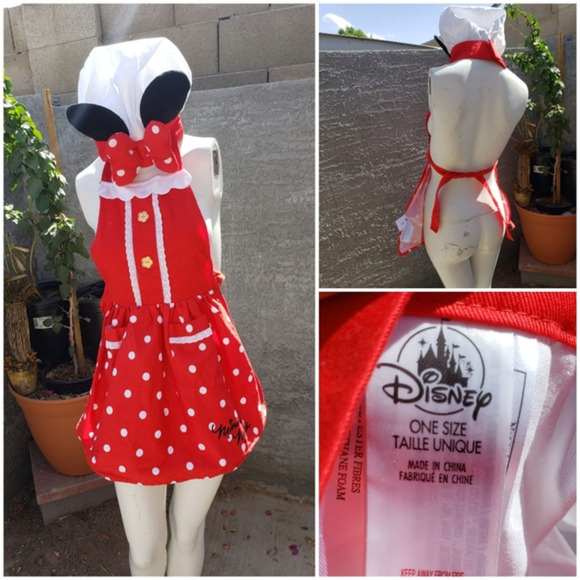 Mini Mouse apron set‎ - Picture 1 of 3